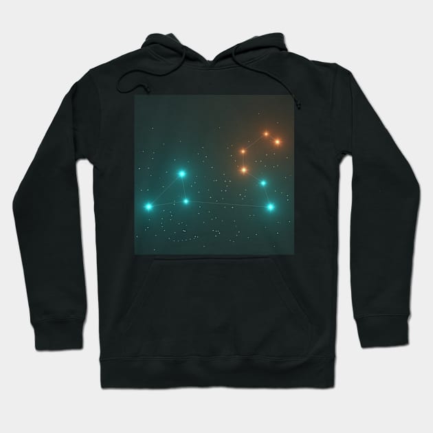 Leo Constellation Hoodie by Javisolarte